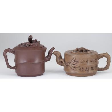 two-figural-chinese-yixing-teapots