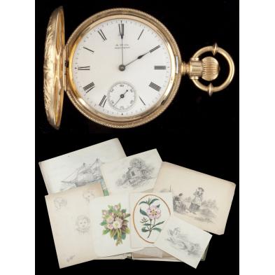 mary-g-angier-stokes-pocket-watch-sketch-book