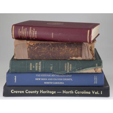 five-books-pertaining-to-north-carolina-history