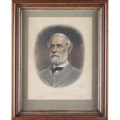 19th-century-robert-e-lee-color-lithograph