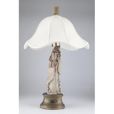 chinese-hard-stone-guanyin-figural-lamp