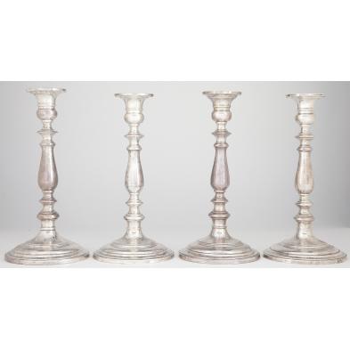 set-of-four-sterling-silver-candlesticks