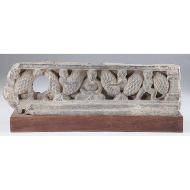 gandharan-grey-schist-frieze-fragment