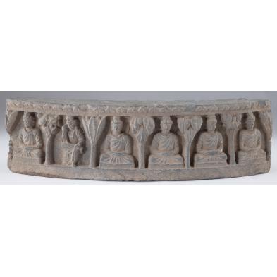 gandharan-grey-schist-frieze-fragment