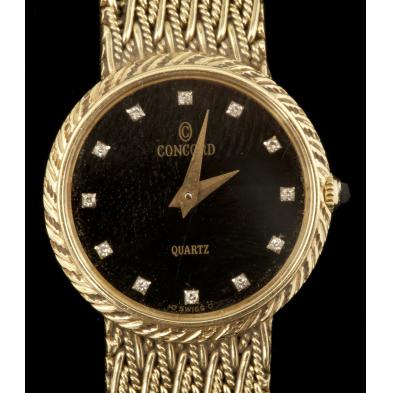 lady-s-gold-wristwatch-concord