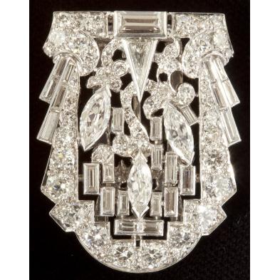 art-deco-platinum-diamond-clip