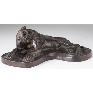 charles-c-rumsey-ny-1873-1922-bronze-puma