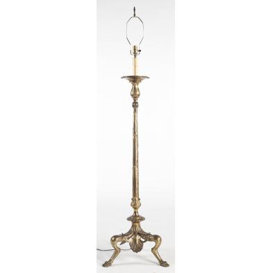 baroque-style-brass-floor-lamp