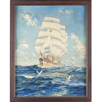 anton-otto-fisher-ny-1882-1962-clipper-ship