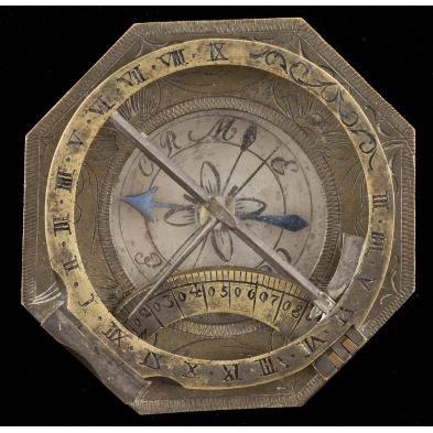 18th-century-equatorial-sundial-with-compass