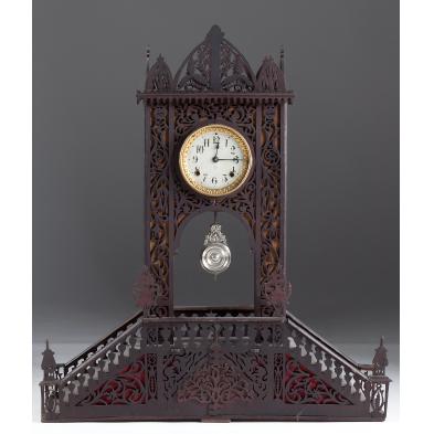 ansonia-folk-art-mantel-clock
