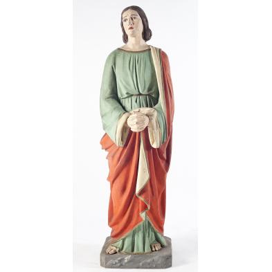 cast-iron-paint-decorated-new-york-statue