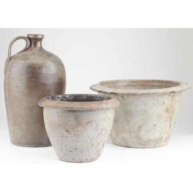 three-pieces-of-american-salt-glazed-stoneware