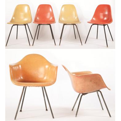 six-original-charles-eames-fiberglass-chairs-1958