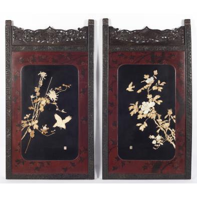 two-chinese-carved-ivory-inlaid-panels