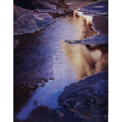 eliot-porter-am-1901-1990-river-at-sunset
