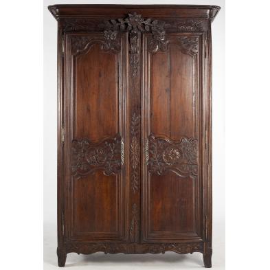 french-provincial-walnut-wedding-armoire