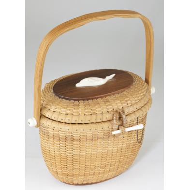 signed-20th-century-nantucket-basket-purse