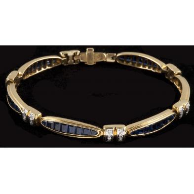 18kt-diamond-and-sapphire-bracelet