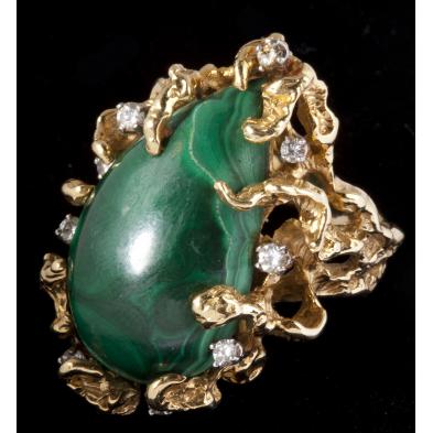 ninety-six-carat-malachite-and-diamond-ring