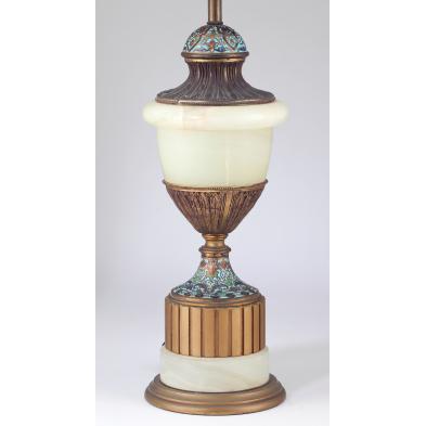 onyx-and-champleve-table-lamp