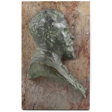 american-school-bronze-portrait-bust-19th-century