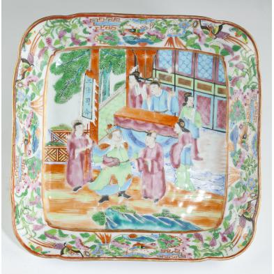 chinese-export-porcelain-square-plate