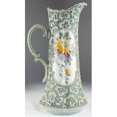 japanese-moriage-tall-pitcher