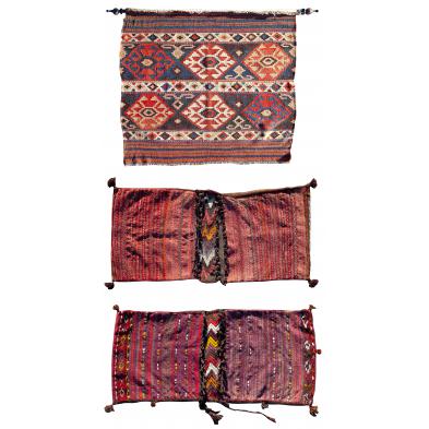 antique-kilim-rug-and-two-camel-bags