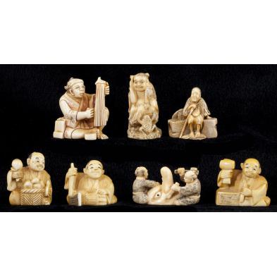 group-of-seven-japanese-ivory-and-bone-netsuke