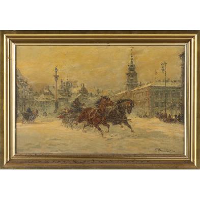 wladyslaw-chmielinski-1911-1979-warsaw-winter