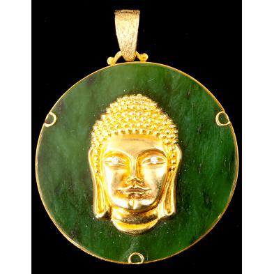 18kt-gold-and-nephrite-jade-pendant