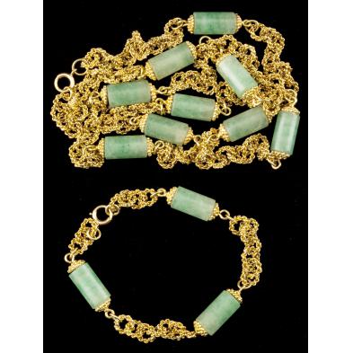 18kt-chalcedony-necklace-and-bracelet