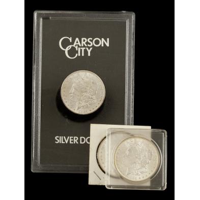 gsa-1884-cc-silver-dollar-and-2-bu-morgans