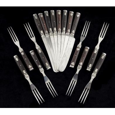 assembled-rosewood-silver-inlaid-cutlery-set