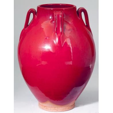 ben-owen-iii-lily-jar-in-chinese-red