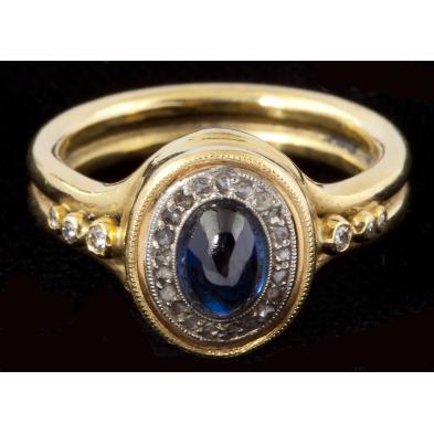 18kt-diamond-and-sapphire-ring-ted-hendrickson