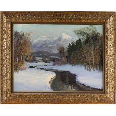 alfred-hutty-ny-sc-1877-1954-river-in-snow