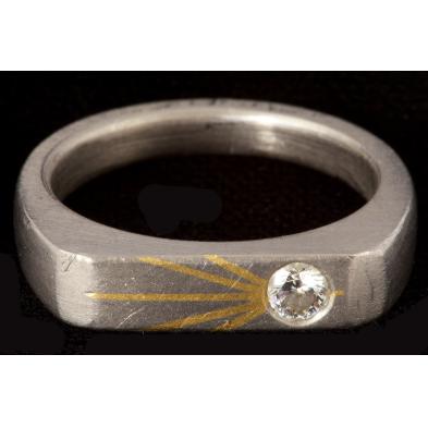 18kt-two-tone-gold-and-diamond-gent-s-ring