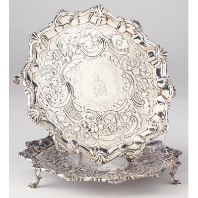 pair-of-georgian-silver-salvers