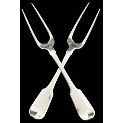 two-dublin-silver-game-forks