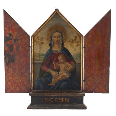 antique-italian-school-triptych