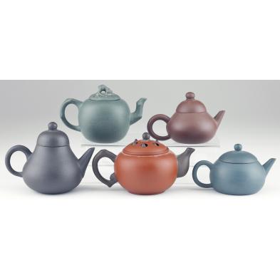 five-diminutive-yixing-teapots