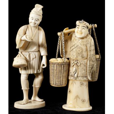 two-japanese-ivory-bone-okimono-figures