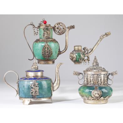 group-of-four-chinese-miniature-vessels