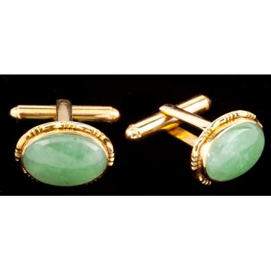 14kt-jade-cuff-links-t-y-lee-co