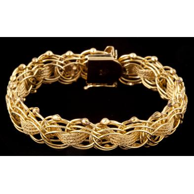 14kt-lady-s-gold-bracelet