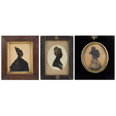 three-silhouettes-of-ladies-19th-century