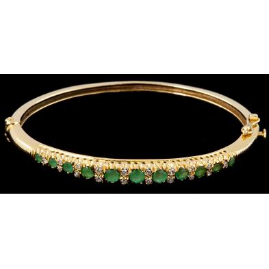 14kt-emerald-and-diamond-bracelet