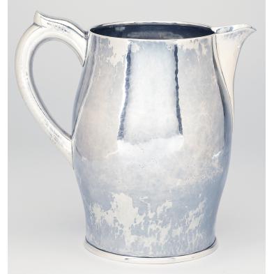 arts-crafts-sterling-silver-water-pitcher
